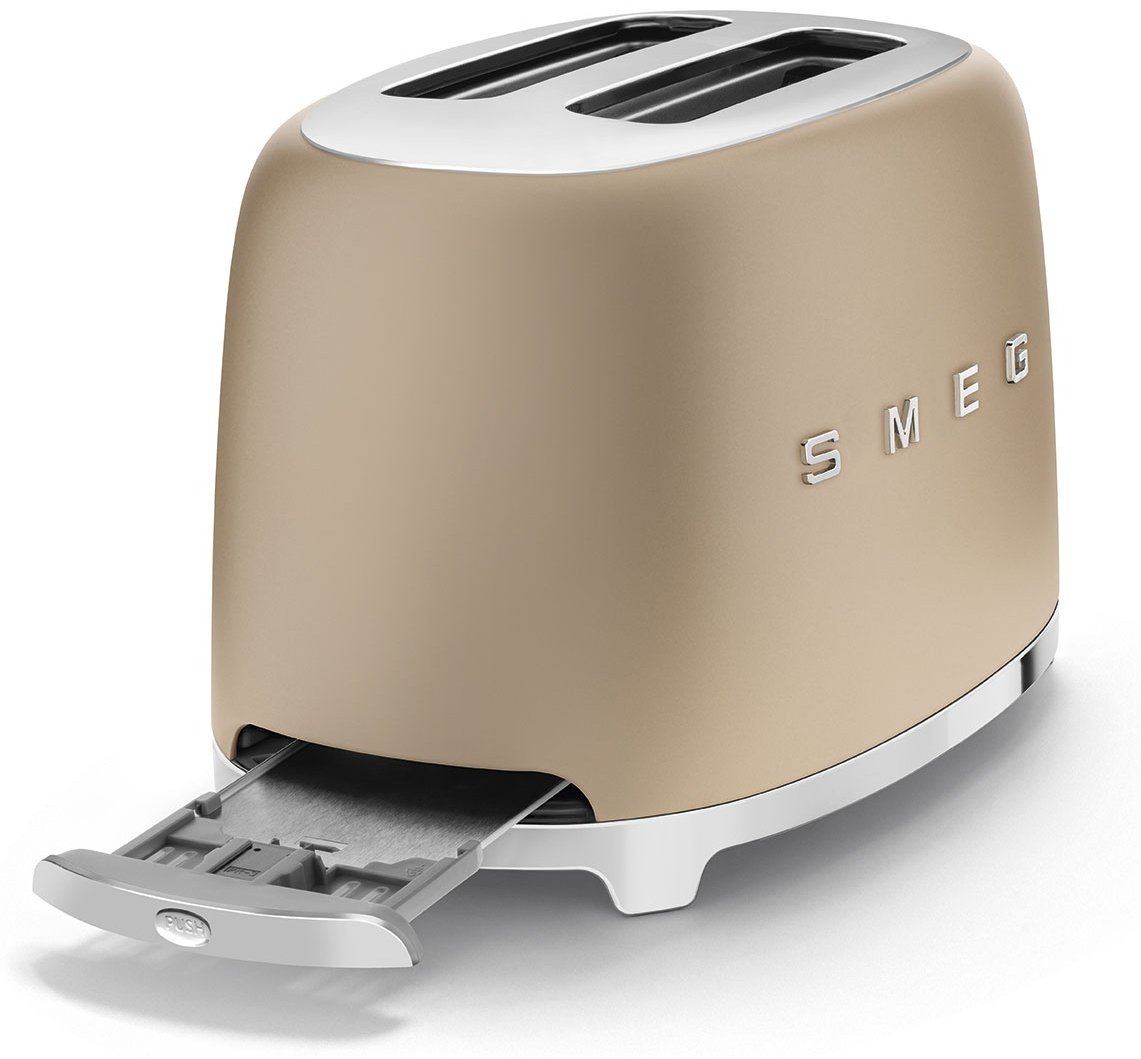 Тостер Smeg TSF01CHMEU золотистый купить,0