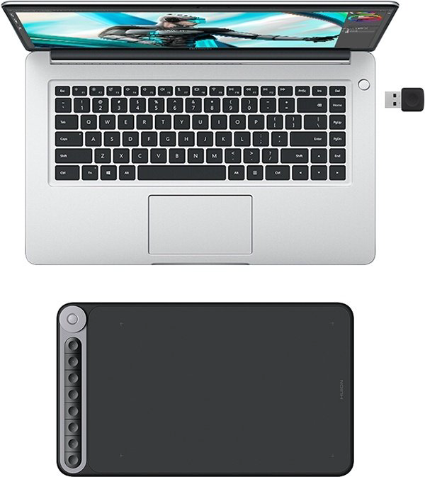 Графический планшет HUION Inspiroy Q620M черный - ForteMarket Графический планшет HUION Inspiroy Q620M черный купить,45500