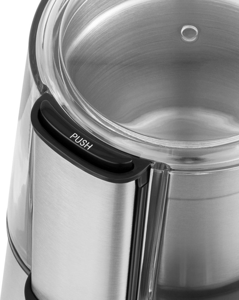 Кофемолка MAUNFELD MF-521S серебристый - ForteMarket Кофемолка MAUNFELD MF-521S серебристый купить,0
