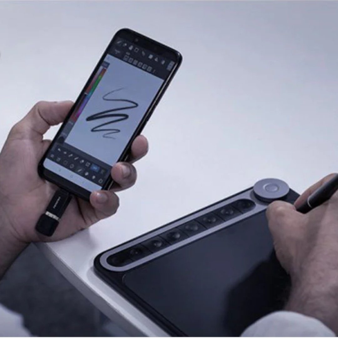 Графический планшет HUION Inspiroy Q620M черный купить,0