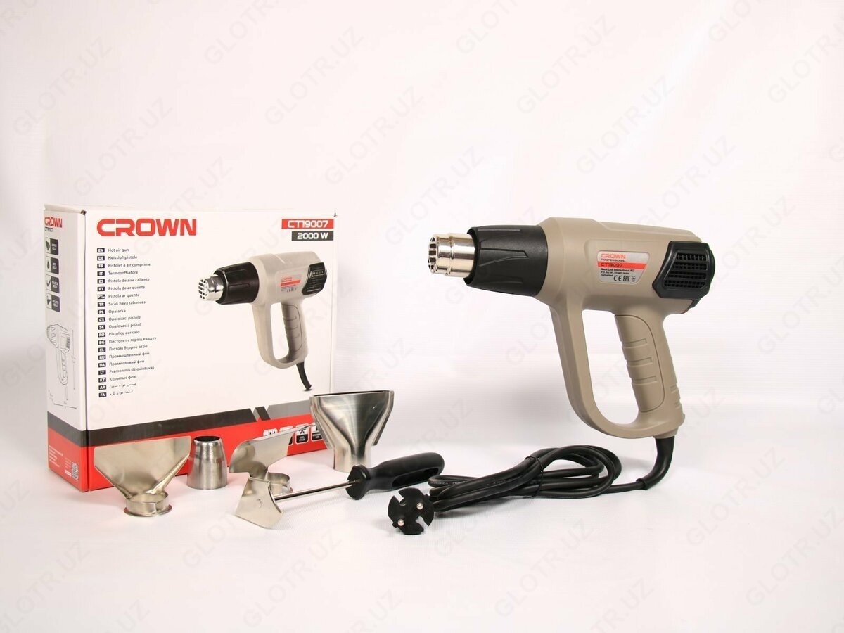 Фен строительный CROWN CT19007 - ForteMarket Фен строительный CROWN CT19007 купить,0