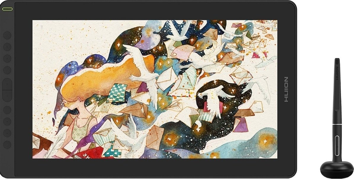 Графический планшет HUION Kamvas 16 2021 черный купить,0