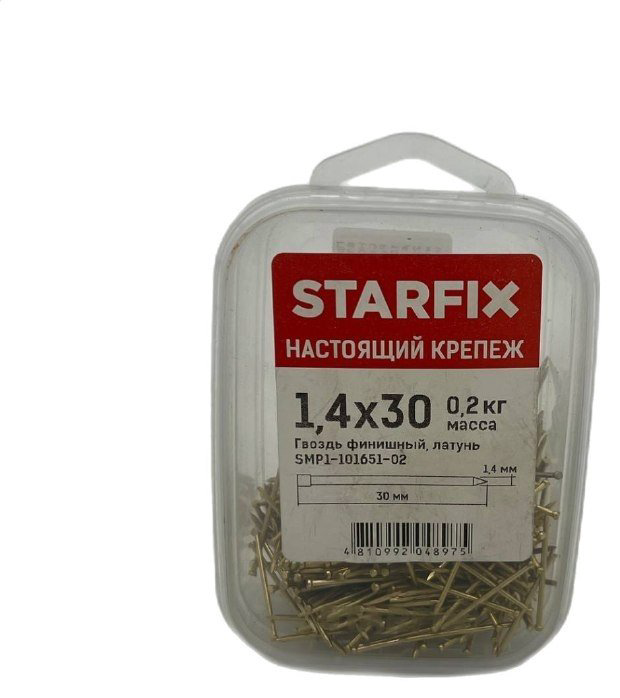 Гвоздь STARFIX финишный 30х1.4 мм 200 г купить,NaN