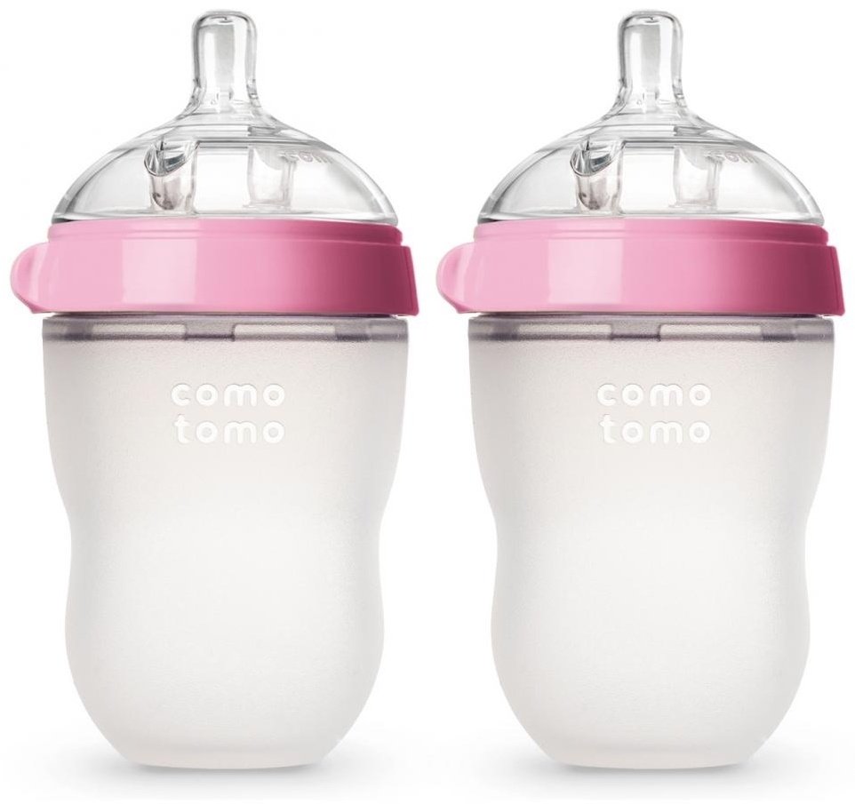 Comotomo Бутылочки 2 шт 3&#43; розовый 250 мл