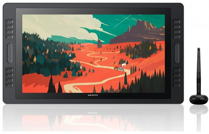 Графический планшет HUION Kamvas Pro 20 GT-1901 черный - ForteMarket Графический планшет HUION Kamvas Pro 20 GT-1901 черный купить,299990