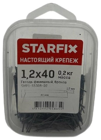 Гвоздь STARFIX финишный 40х1.2 мм 200 г
