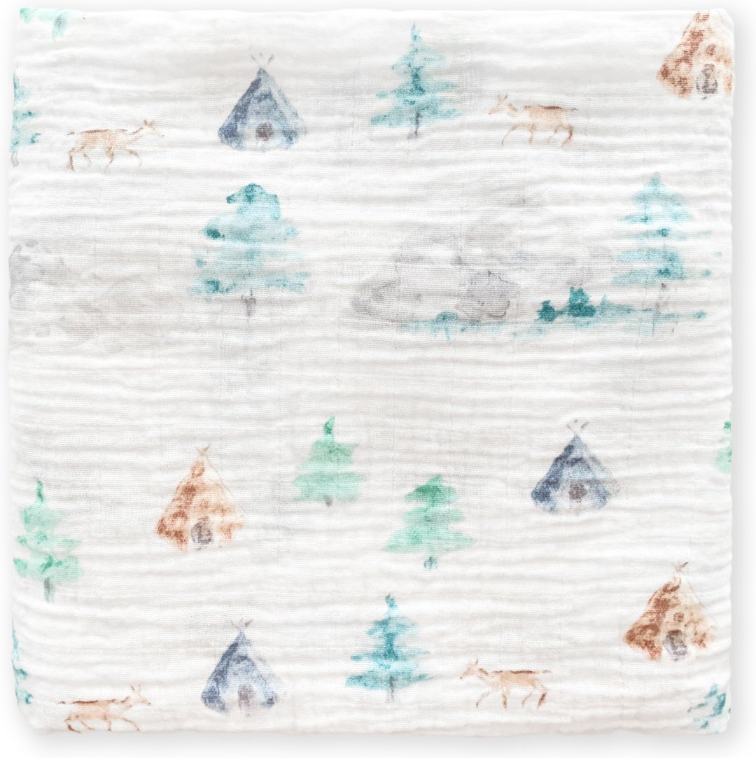 Пеленка текстильная Swaddle Designs Muslin Swaddle Single SDM-1031WMT, 1 шт, 115x115 см купить,0