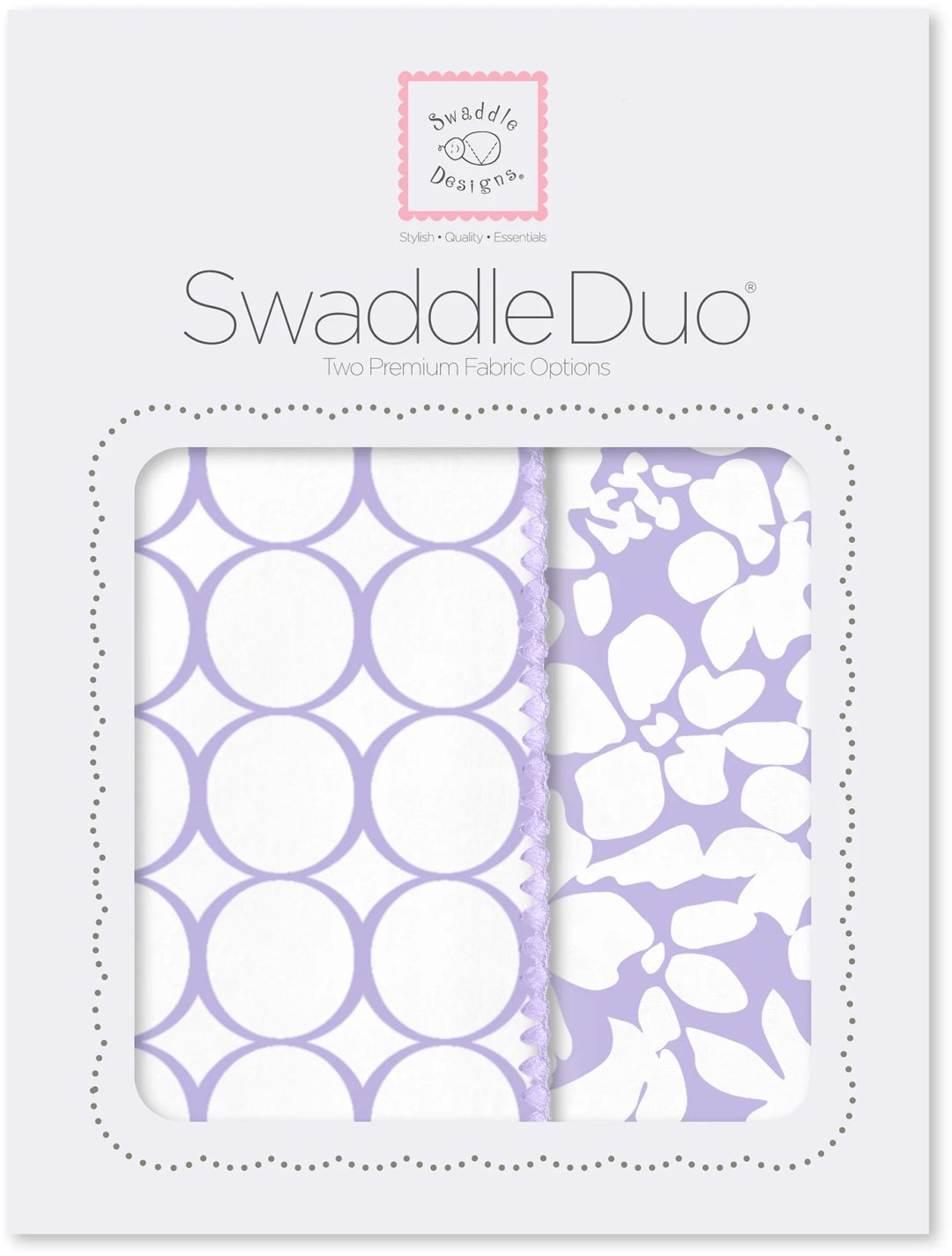 Пеленка текстильная Swaddle Designs SwaddleDuo SD-022L-454L, 2 шт, 118x118 см