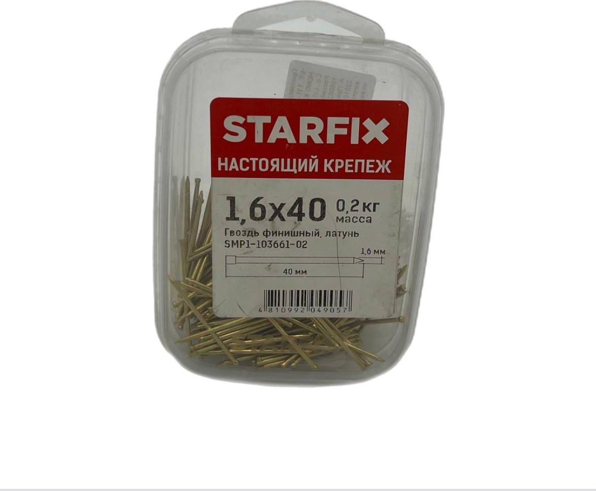 Гвоздь STARFIX финишный 40х1.6 мм 200 г купить,NaN
