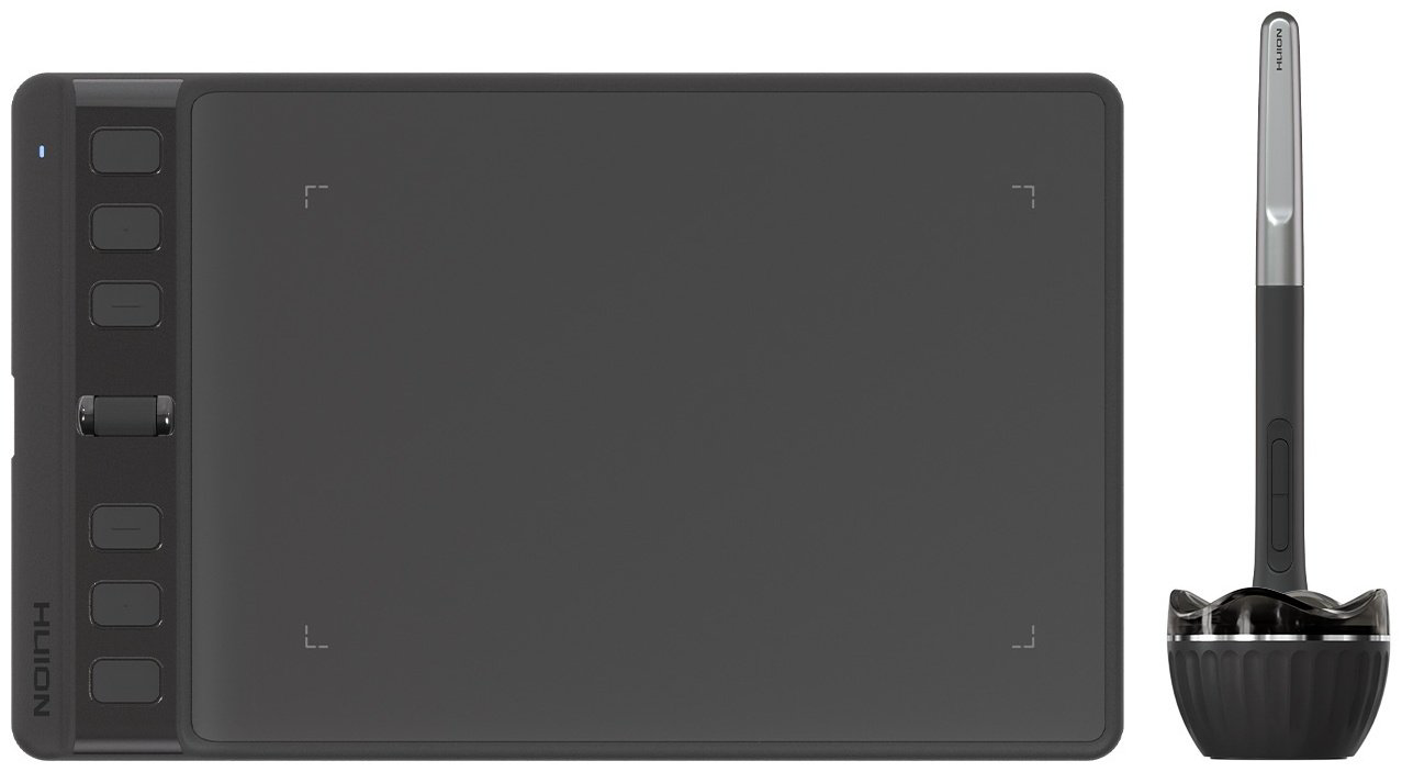 Графический планшет HUION Inspiroy 2S H641P черный - ForteMarket Графический планшет HUION Inspiroy 2S H641P черный купить,29359