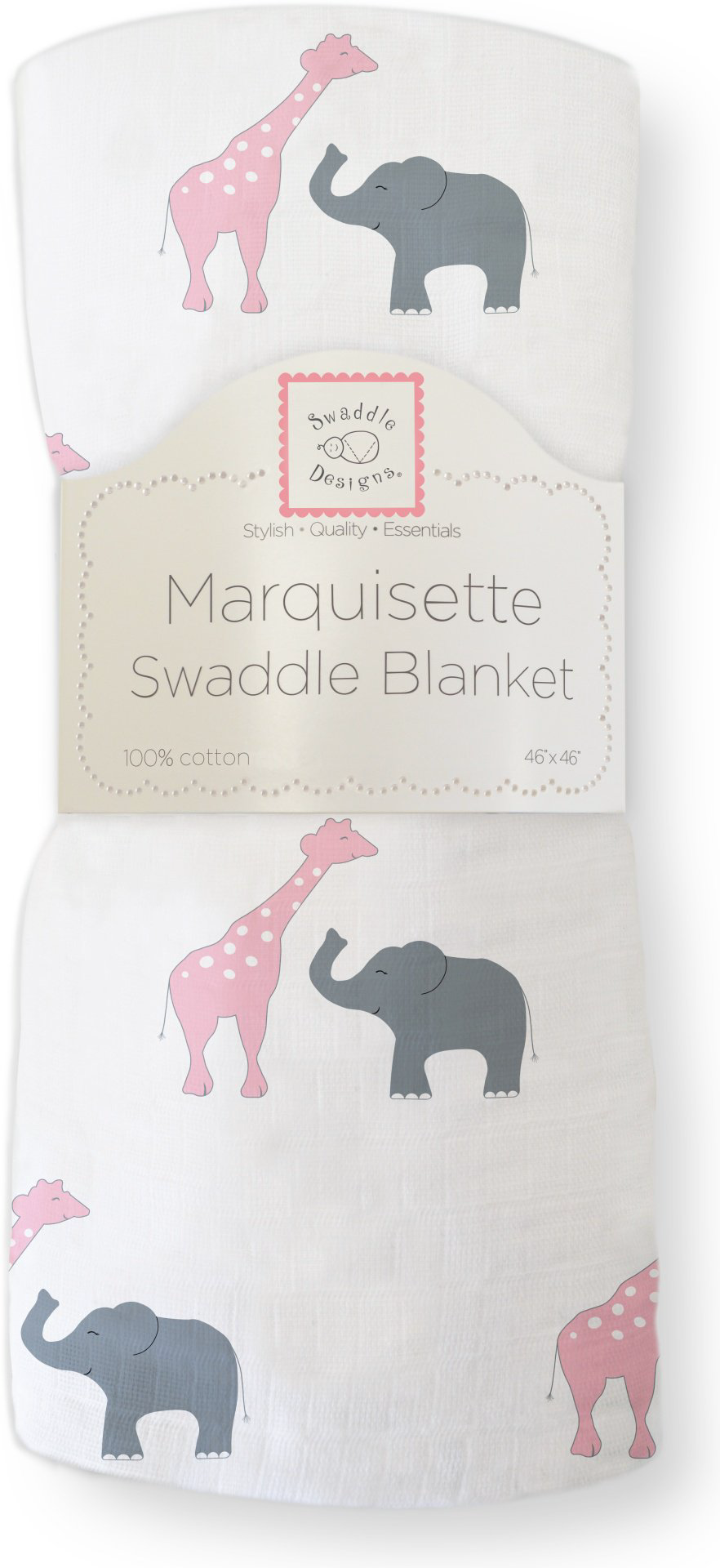 Пеленка текстильная Swaddle Designs Swaddling Blanket SD-456P, 1 шт, 118x118 см купить,NaN
