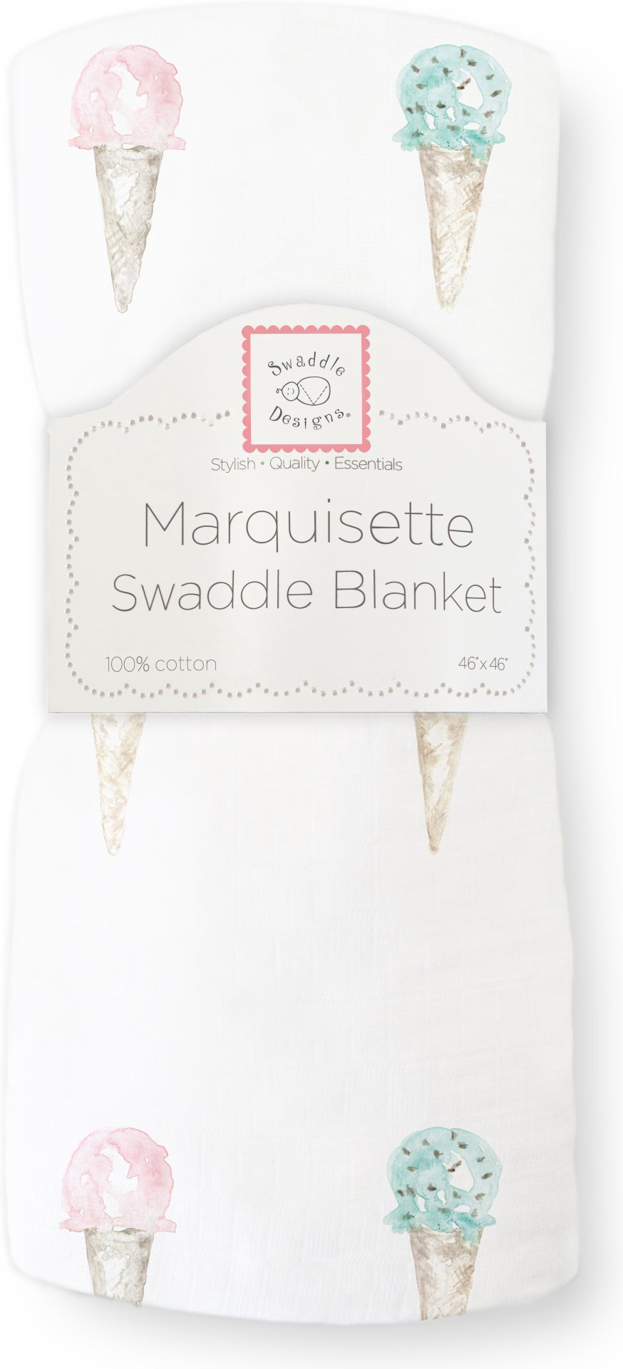 Пеленка текстильная Swaddle Designs Swaddling Blanket SD-520MC, 1 шт, 118x118 см купить,NaN