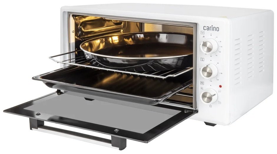 Настольная электропечь Carino Мини-печь Carino CM4502 белый - ForteMarket Настольная электропечь Carino Мини-печь Carino CM4502 белый купить,0