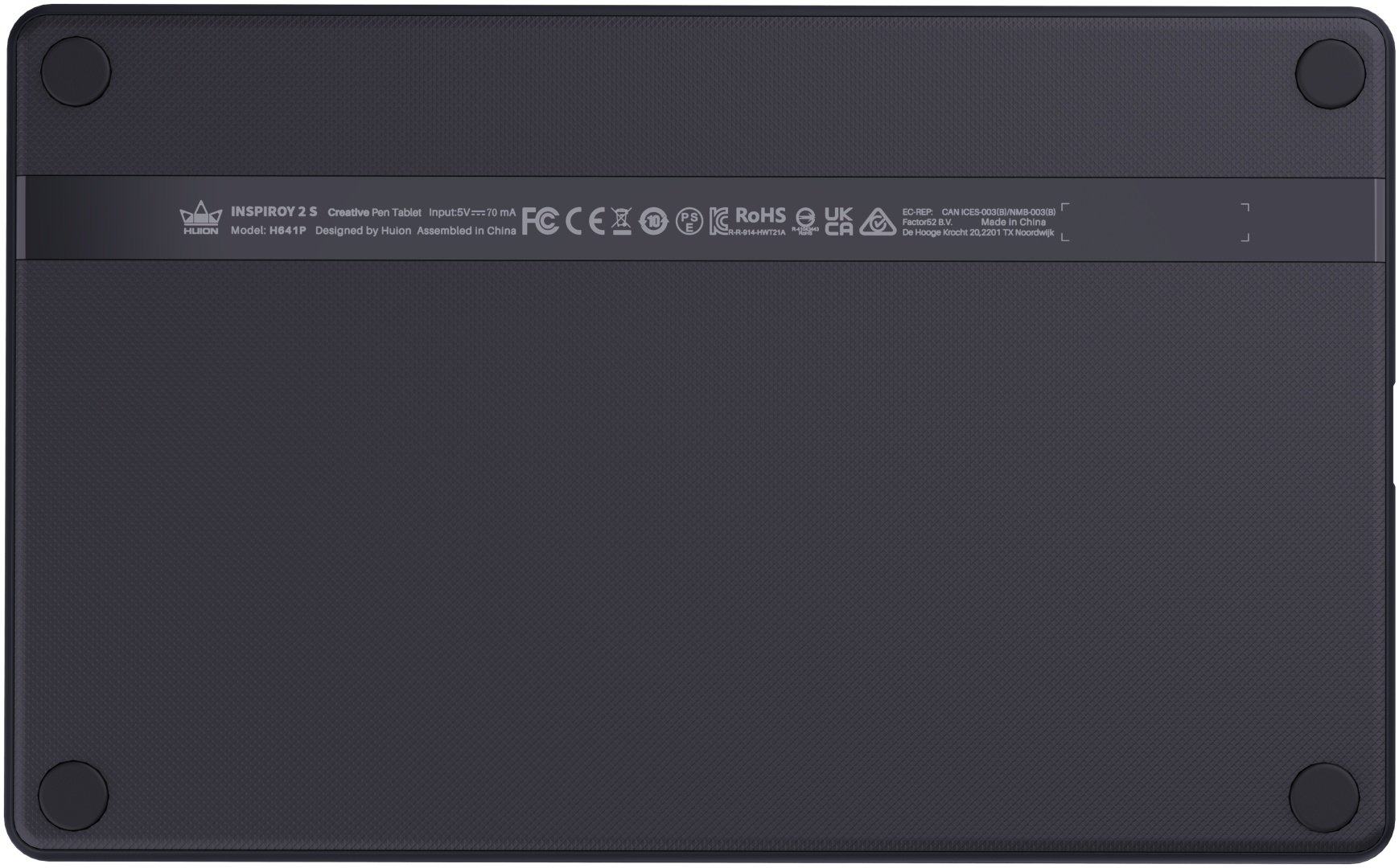 Графический планшет HUION Inspiroy 2S H641P черный - ForteMarket Графический планшет HUION Inspiroy 2S H641P черный купить,0