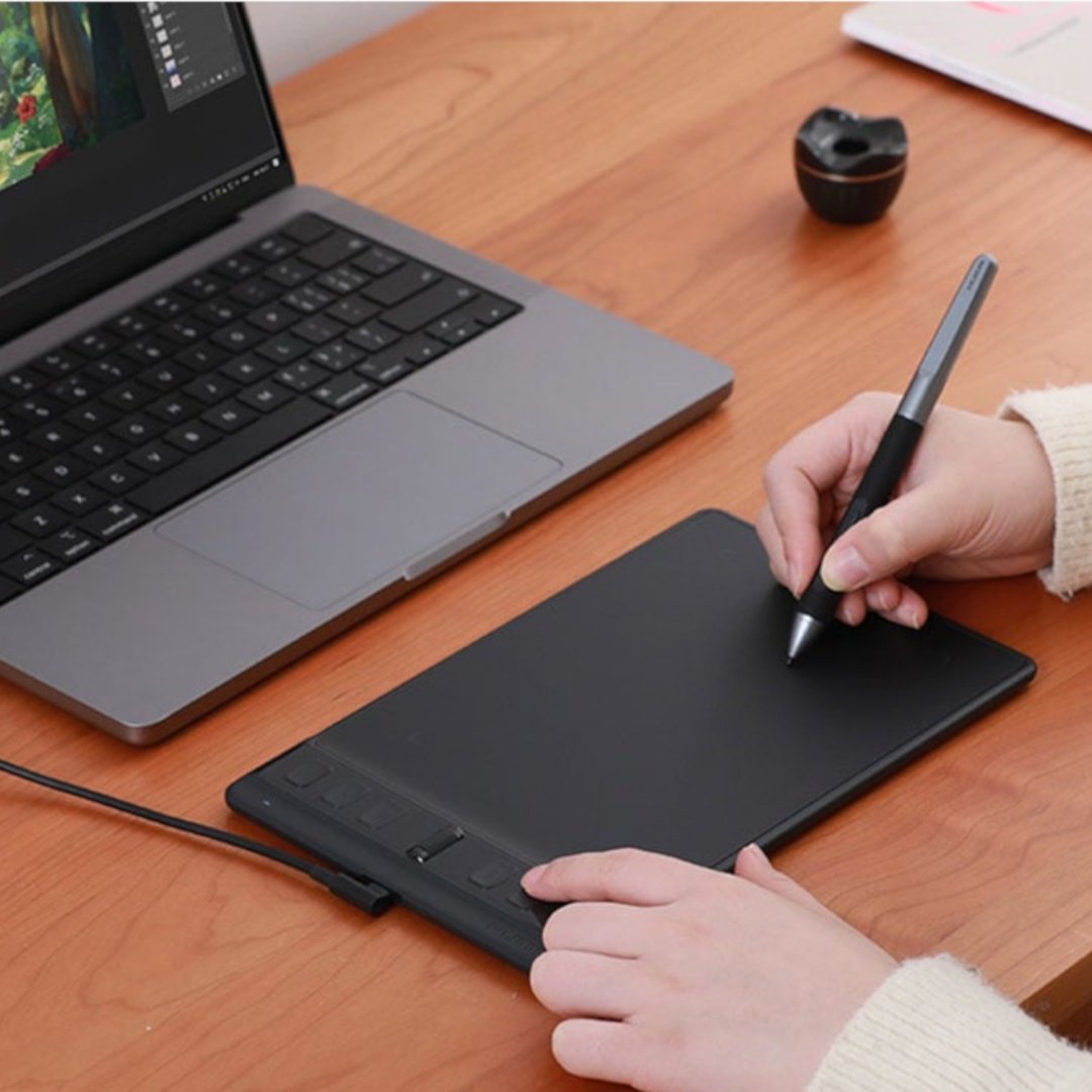 Графический планшет HUION Inspiroy 2S H641P черный - ForteMarket Графический планшет HUION Inspiroy 2S H641P черный купить,0