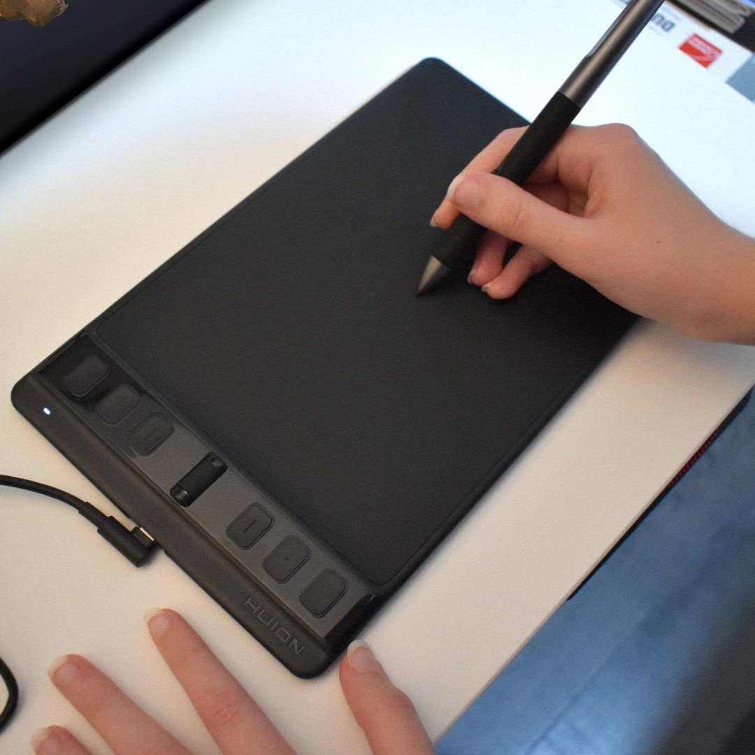 Графический планшет HUION Inspiroy 2S H641P черный - ForteMarket Графический планшет HUION Inspiroy 2S H641P черный купить,0