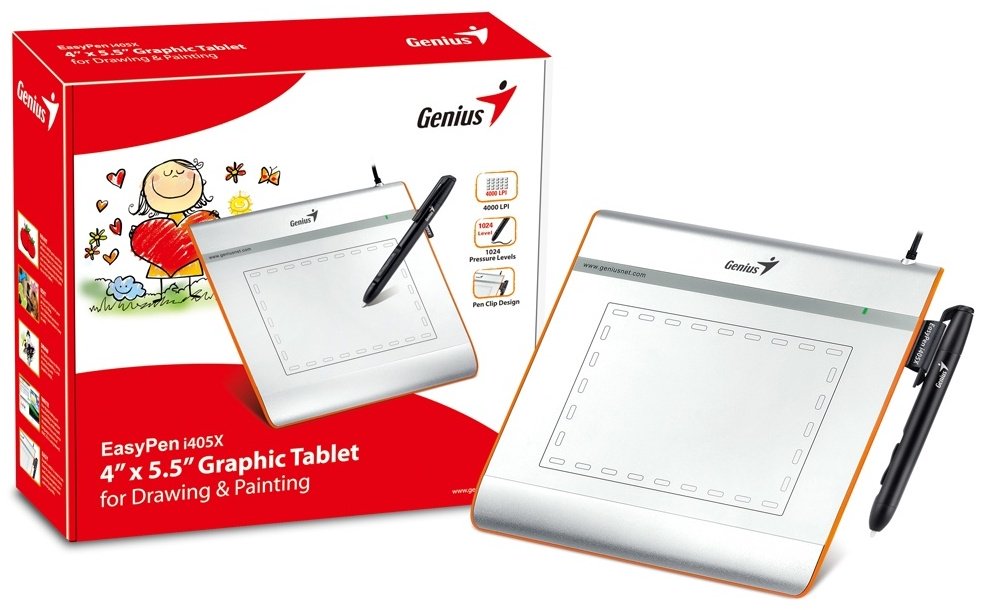 Графический планшет Genius EasyPen i405X - ForteMarket Графический планшет Genius EasyPen i405X купить,0