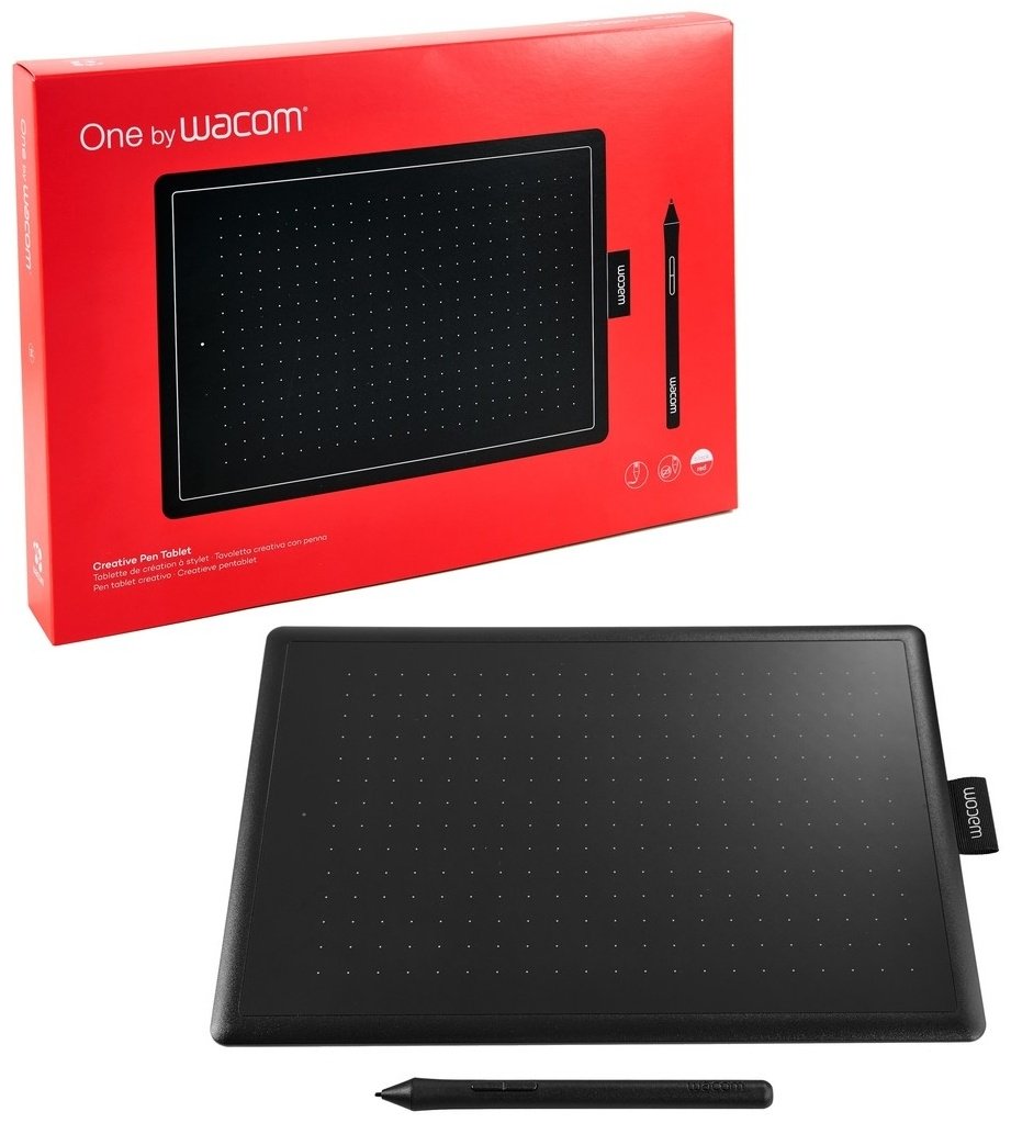 Графический планшет Wacom One Medium CTL-672-S/N - ForteMarket Графический планшет Wacom One Medium CTL-672-S/N купить,0