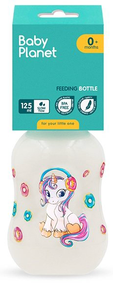 Бутылочка Baby Planet 265478913 125 мл зеленый купить,NaN
