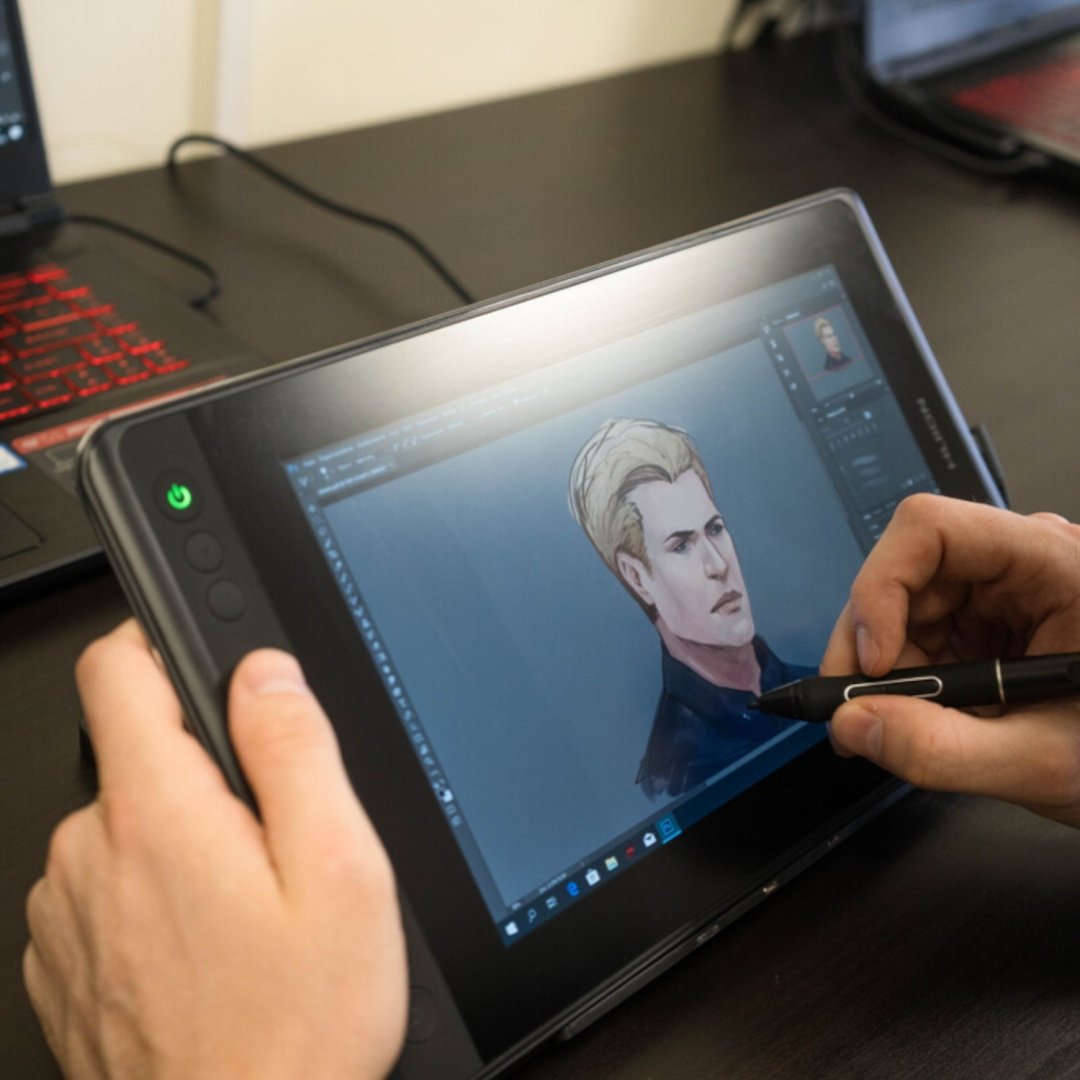 Графический планшет HUION KAMVAS PRO 12 черный - ForteMarket Графический планшет HUION KAMVAS PRO 12 черный купить,0