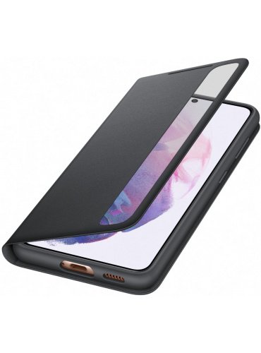 Чехол Samsung Smart Clear View для Galaxy S21 EF-ZG991CBEGRU черный