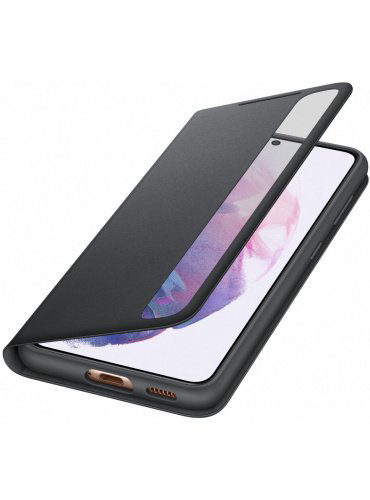 Чехол Samsung Smart Clear View для Galaxy S21 EF-ZG991CBEGRU черный купить,NaN