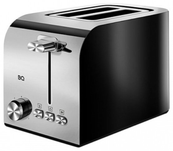 Тостер BQ T2000 стальной, черный купить,NaN