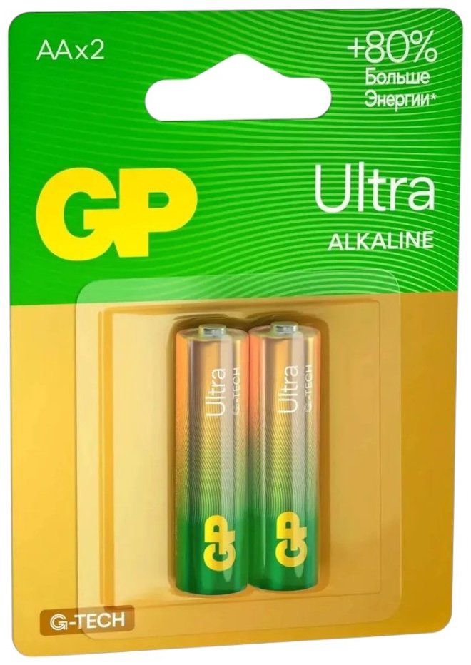 Батарейка AA GP 2 шт купить,NaN