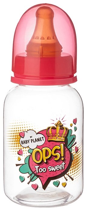 Бутылочка Baby Planet 8611/3 125 мл мультиколор