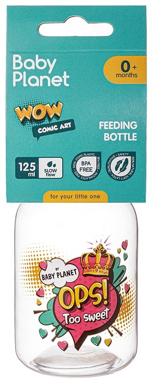 Бутылочка Baby Planet 8611/3 125 мл мультиколор - ForteMarket Бутылочка Baby Planet 8611/3 125 мл мультиколор купить,0
