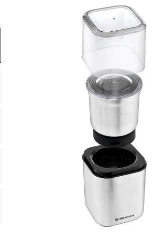 Кофемолка BRAYER BR1180 серебристый купить,NaN