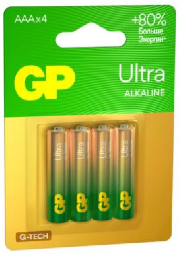 Батарейка AAA GP 4 шт купить,0