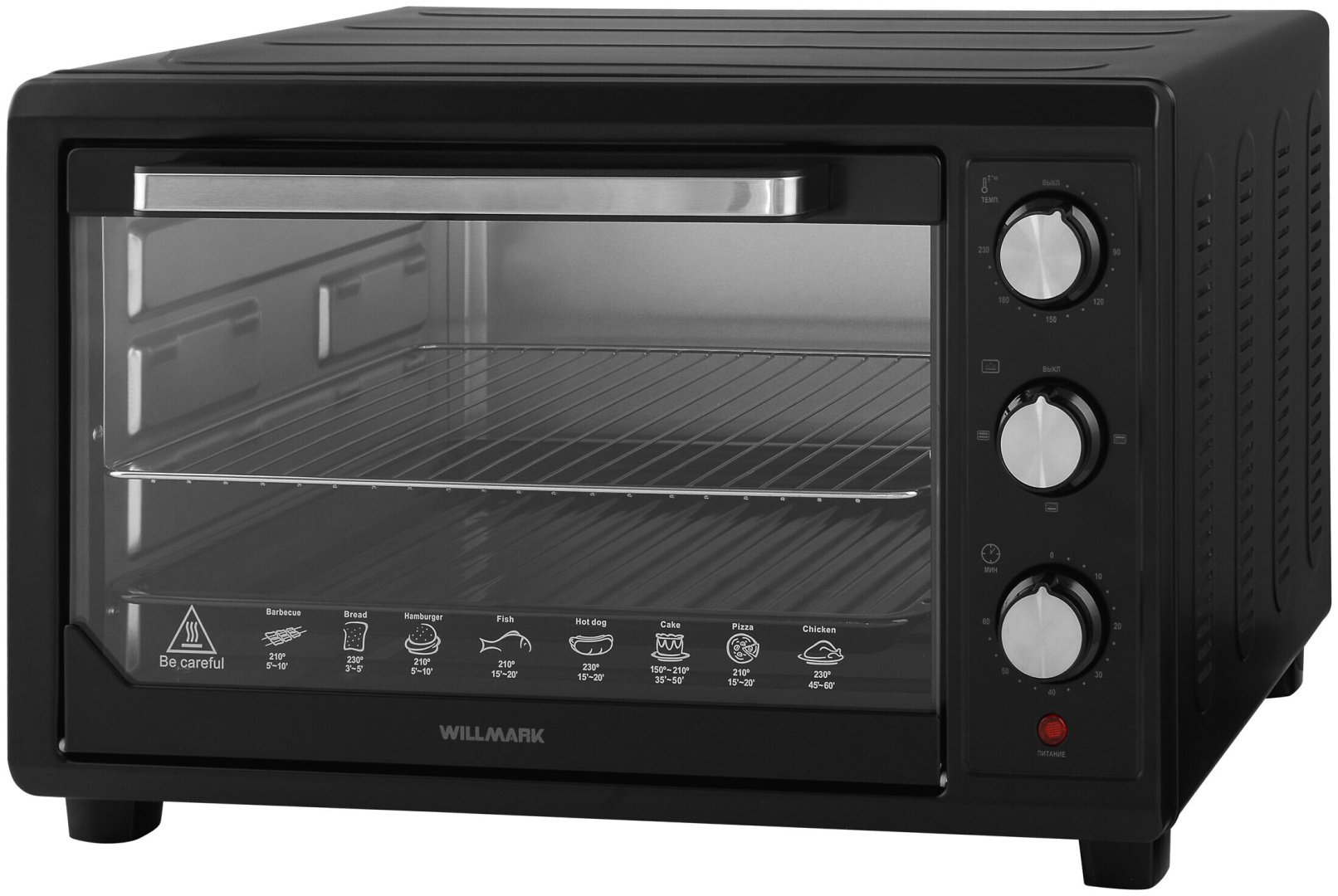 Настольная электропечь Willmark WO-503B черный - ForteMarket Настольная электропечь Willmark WO-503B черный купить,0