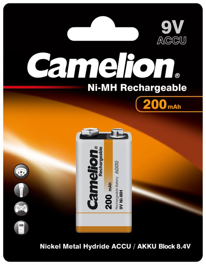 Аккумулятор 9V Camelion 1 шт