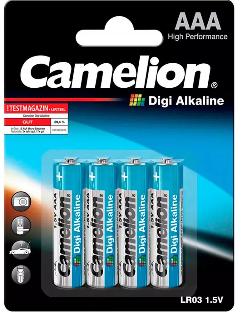 Батарейка AAA Camelion 4 шт