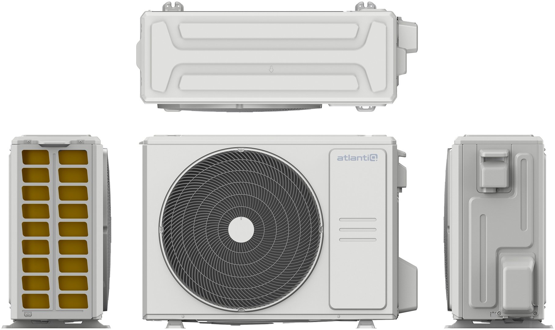 Atlantiq A2OE-18HRN8-Q &#43; ASAGI-09HRFN8 &#43; ASAGI-12HRFN8 белый купить,0