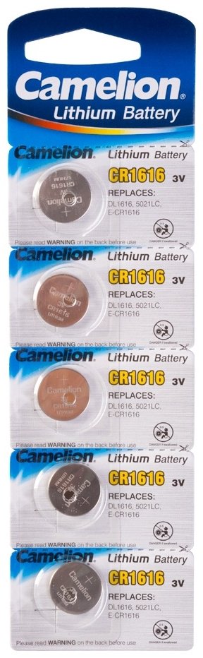 Батарейка CR1616 Camelion 5 шт