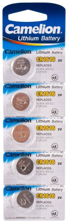 Батарейка CR1616 Camelion 5 шт
