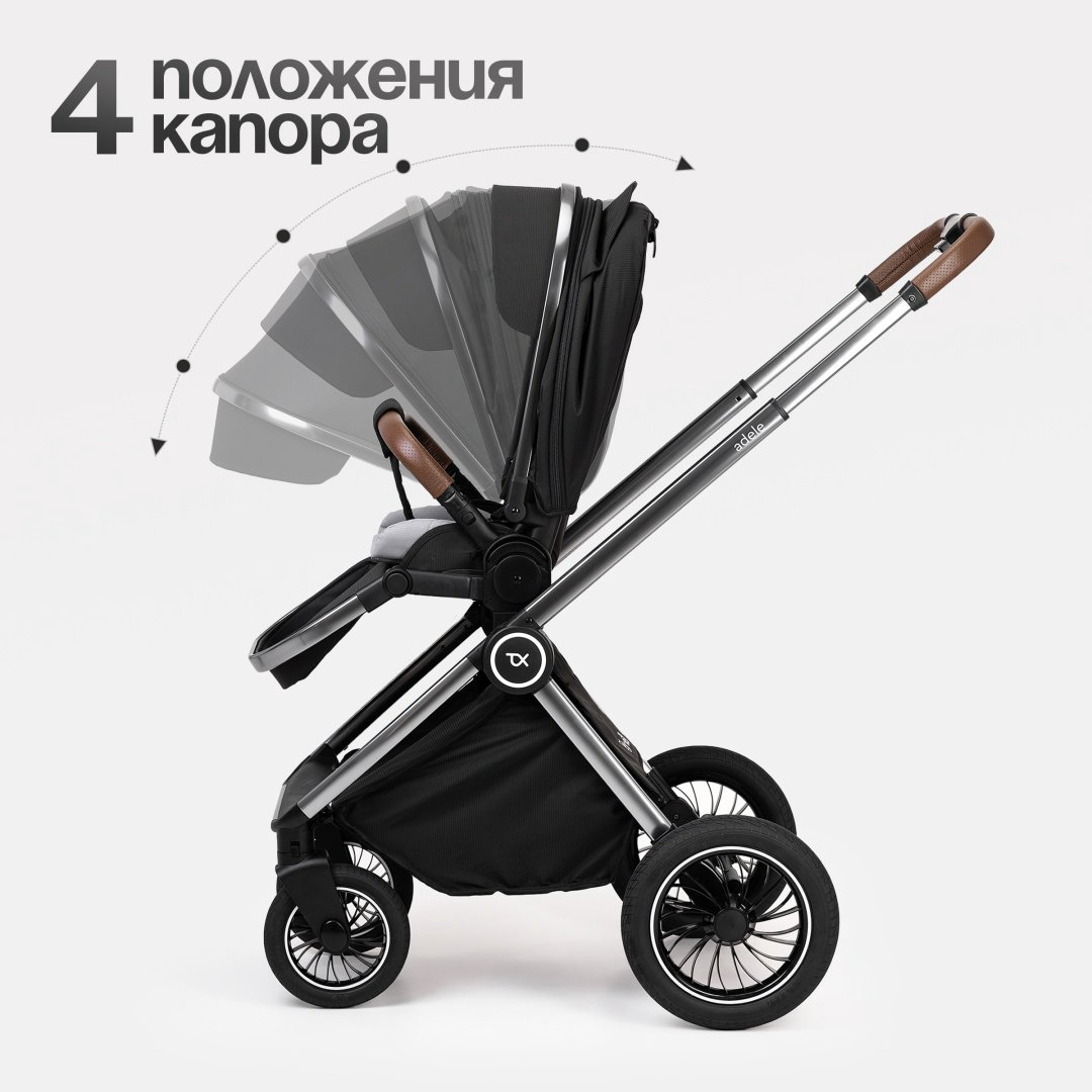 Коляска прогулочная TOMIX Adele, черный купить,NaN