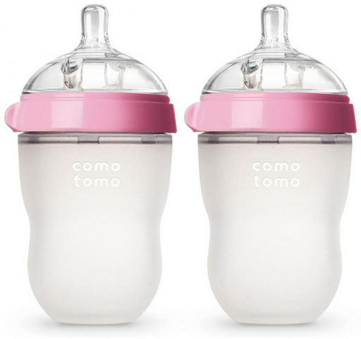Comotomo Бутылочки 2 шт 3+ розовый 250 мл