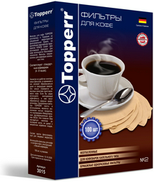 Фильтр для кофеварки 3015 TOPPERR