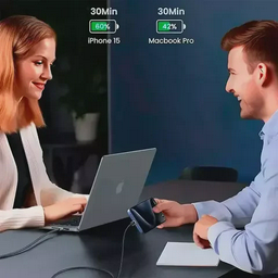 Кабель для телефона UGREEN L512 USB-C to USB-C PD Fast Charging 1m 45063 Black