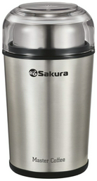 Кофемолка Sakura SA-6173S серебристый