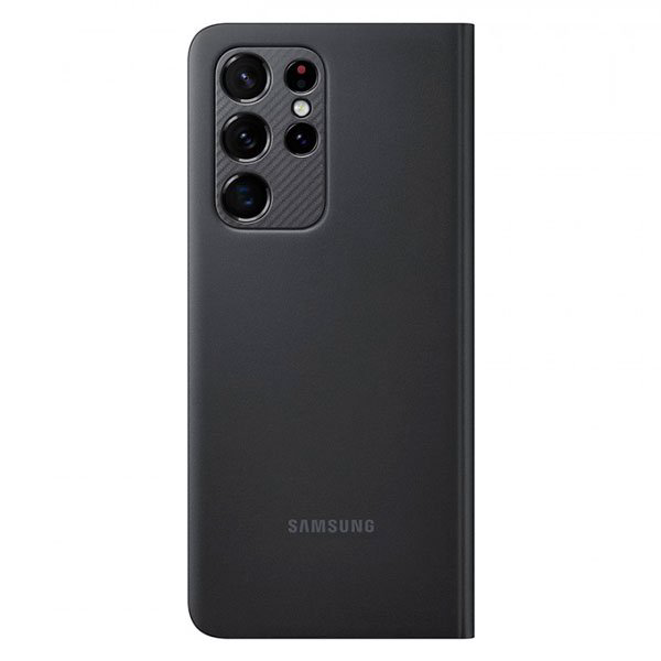 Чехол Samsung Smart Clear View для Galaxy S21 Ultra EF-ZG998CBEGRU черный купить,NaN