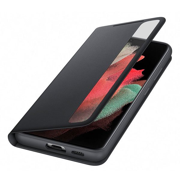 Чехол Samsung Smart Clear View для Galaxy S21 Ultra EF-ZG998CBEGRU черный