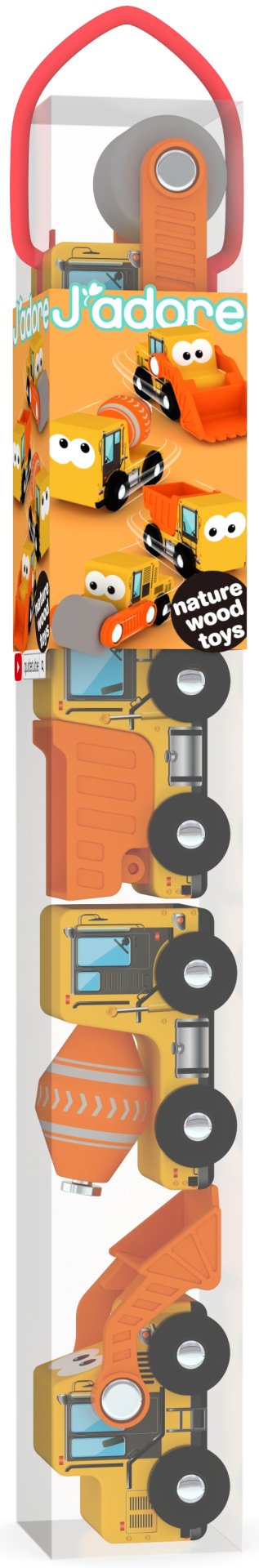 Спецтехника J'adore Construction Vehicle 818936, дерево, мультиколор