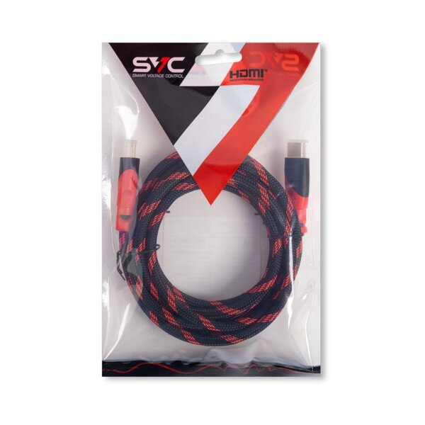 Кабель SVC интерфейсный HDMI-HDMI HR0300RD-P 3м красный купить,NaN