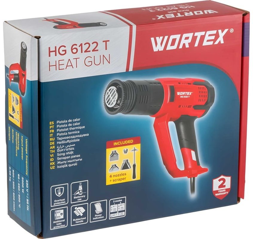 Фен строительный WORTEX HG 6122 T 1334741 - ForteMarket Фен строительный WORTEX HG 6122 T 1334741 купить,0