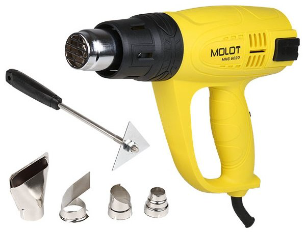 Фен строительный Молот MHG 6020 купить,16550