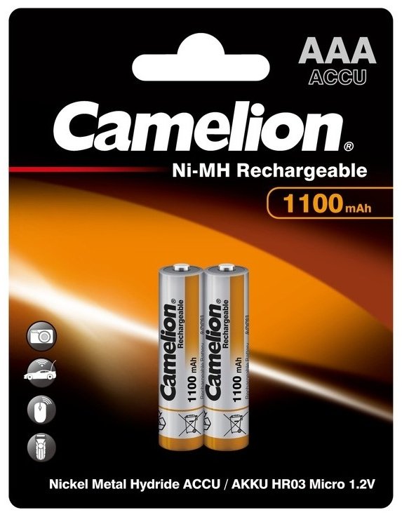 Аккумулятор AAA Camelion 2 шт